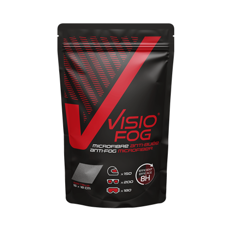 VISIOFOG Microfibre cloth to prevent fogging of visors and glasses