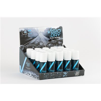 VISIODRY Superhydrofóbny Aerosól 35ml - obchodné balenie 20ks MOTO so stojanom